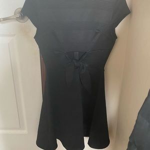 black shirt dress